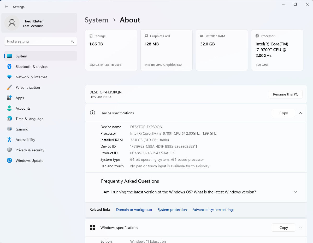 windows system